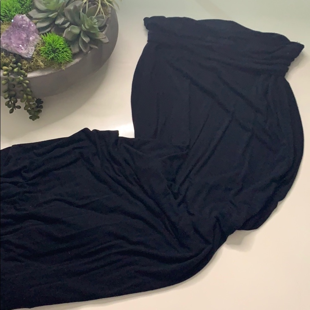 Motherhood Maternity Black Casual Cotton Maxi Skirt small maternity